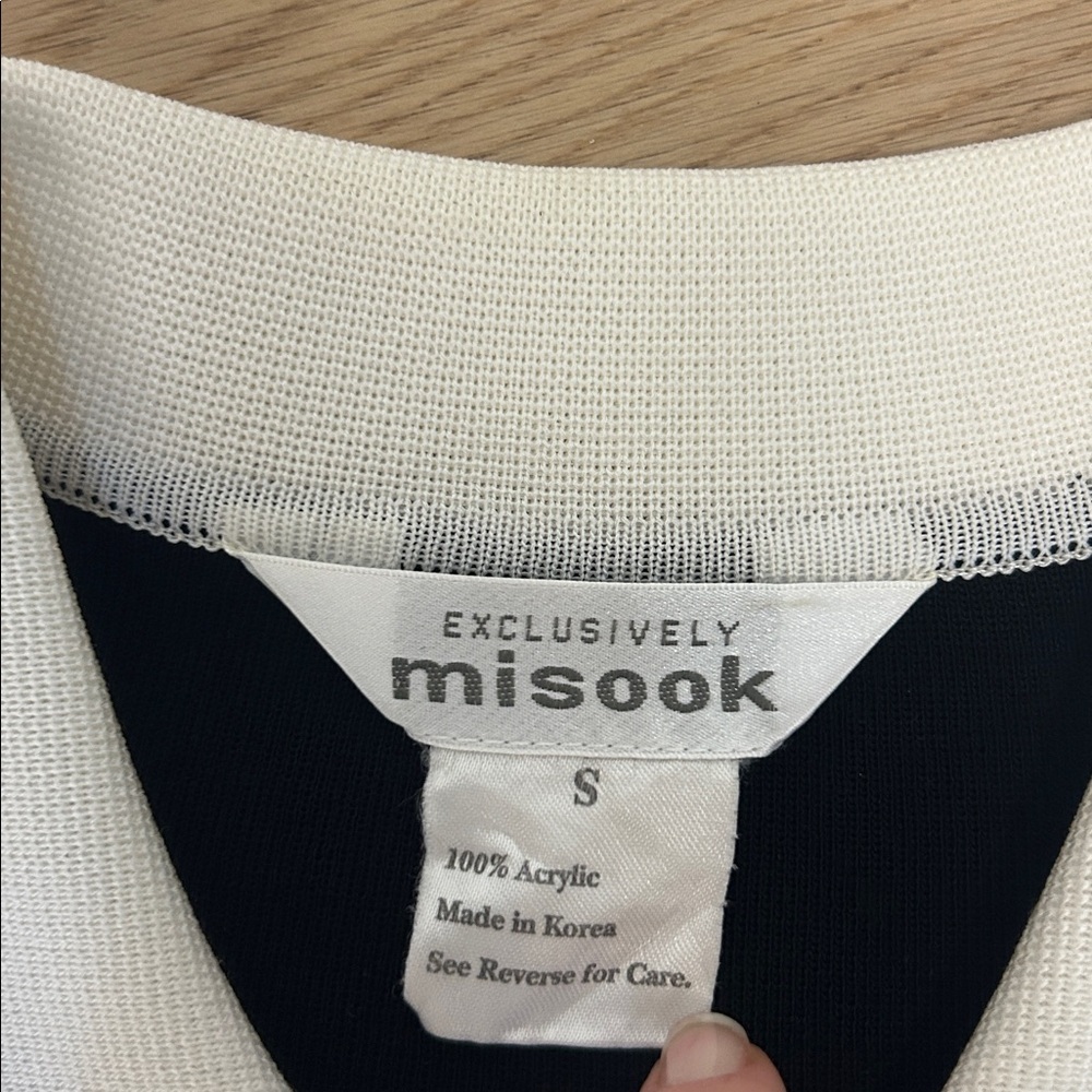 Misook Zip Front Jacket Cardigan Sweater S - Picture 5 of 8